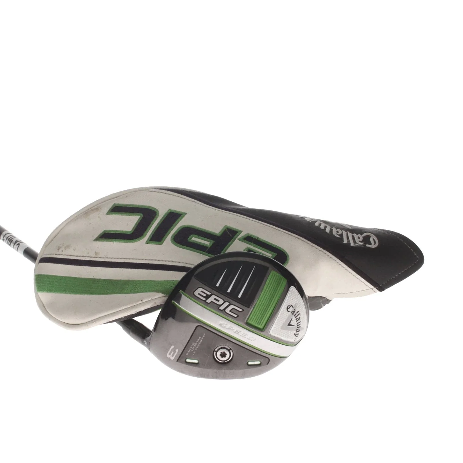 Callaway Epic Speed Graphite Mens Right Hand Fairway 3 Wood 15* Regular - HZRDUS Smoke iM10 Green 5.5 60g