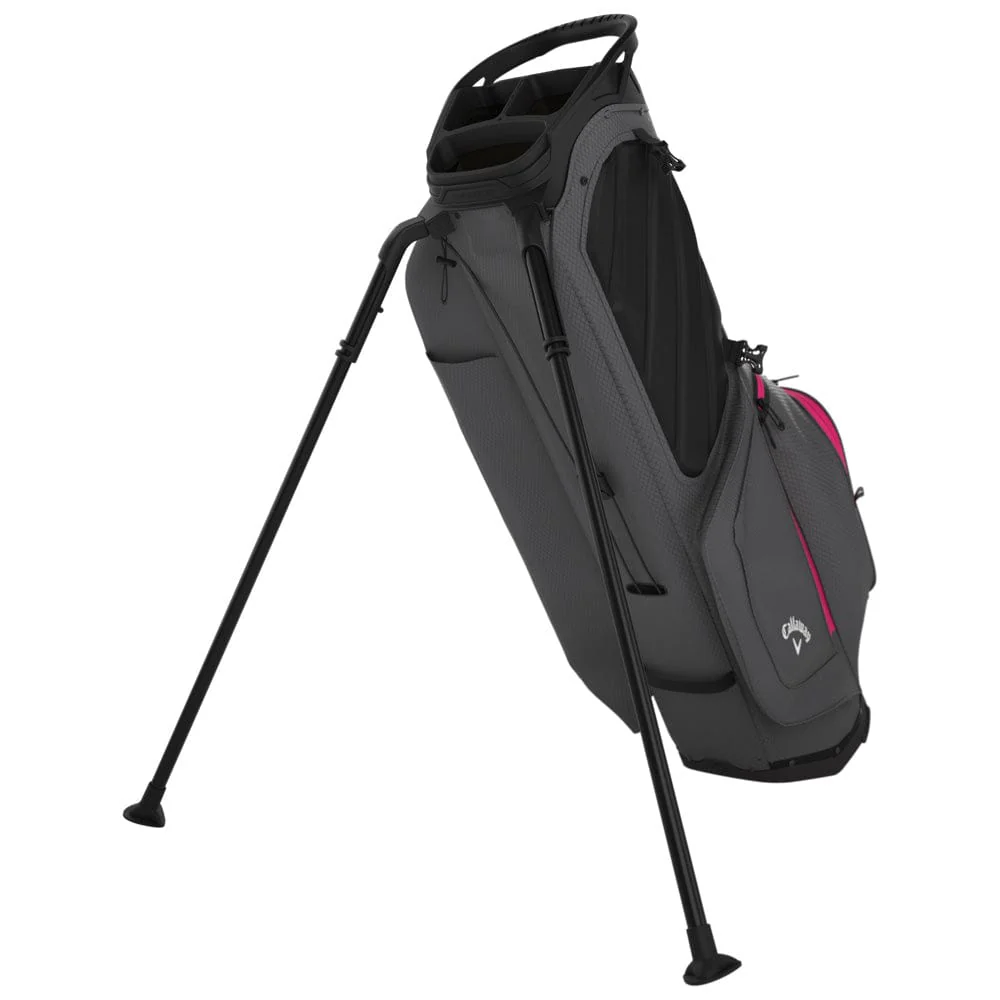 Callaway Fairway C HD Waterproof Stand Bag - Charcoal/Pink - Image 3