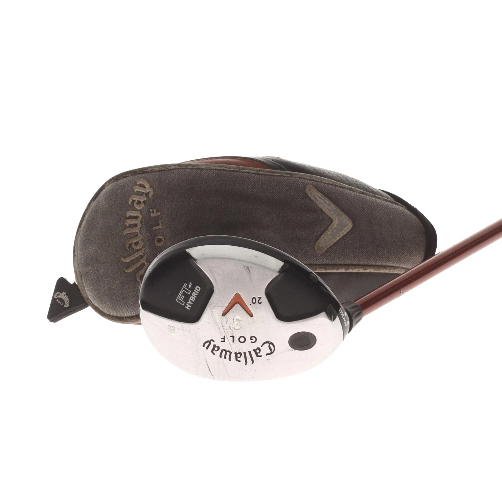 Callaway FT Fusion Draw Graphite Mens Left Hand 3 Hybrid 20* Stiff - Aldila NVS 85-S 350