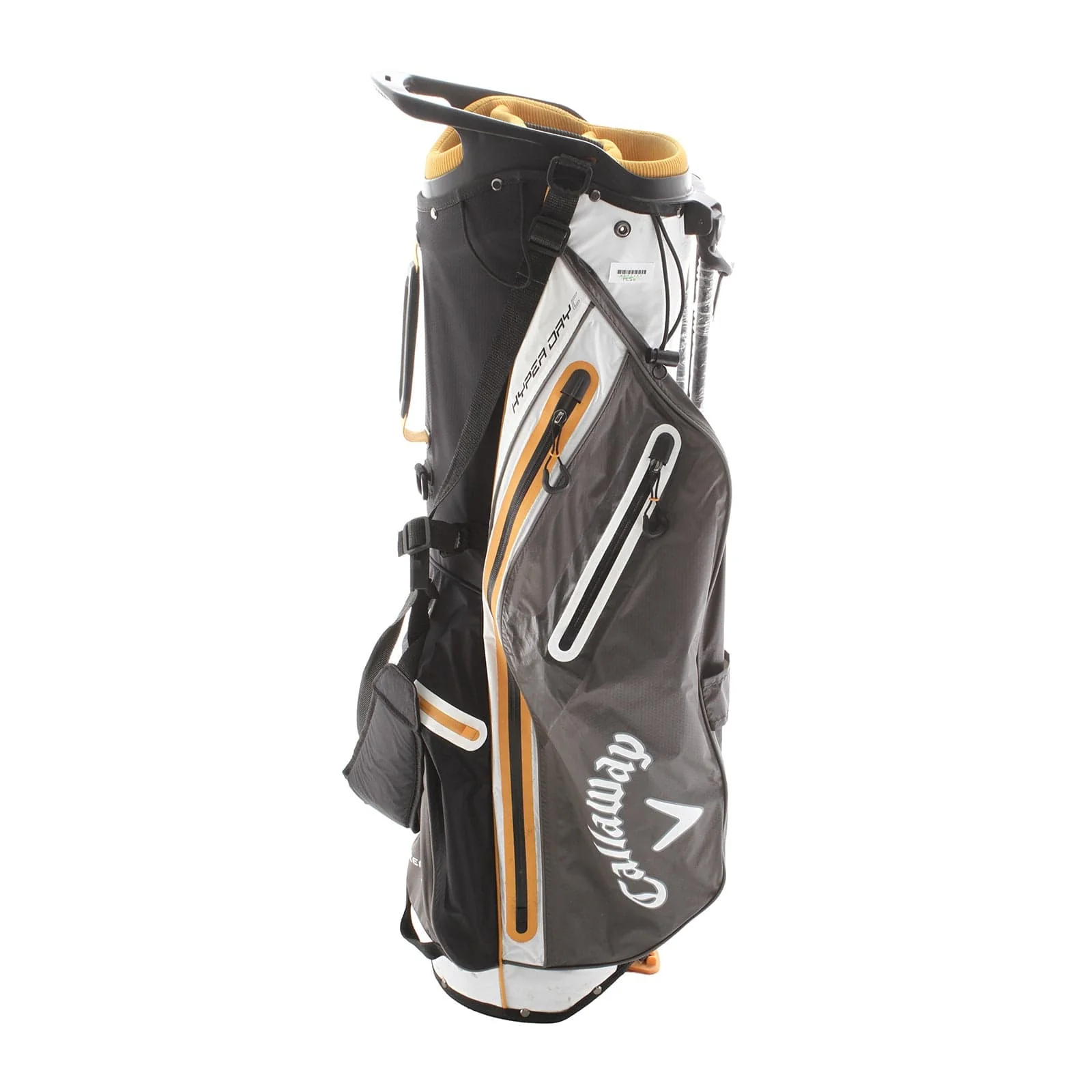 Callaway Hyper Dry C Stand Bag - White/Black/Orange - Image 2