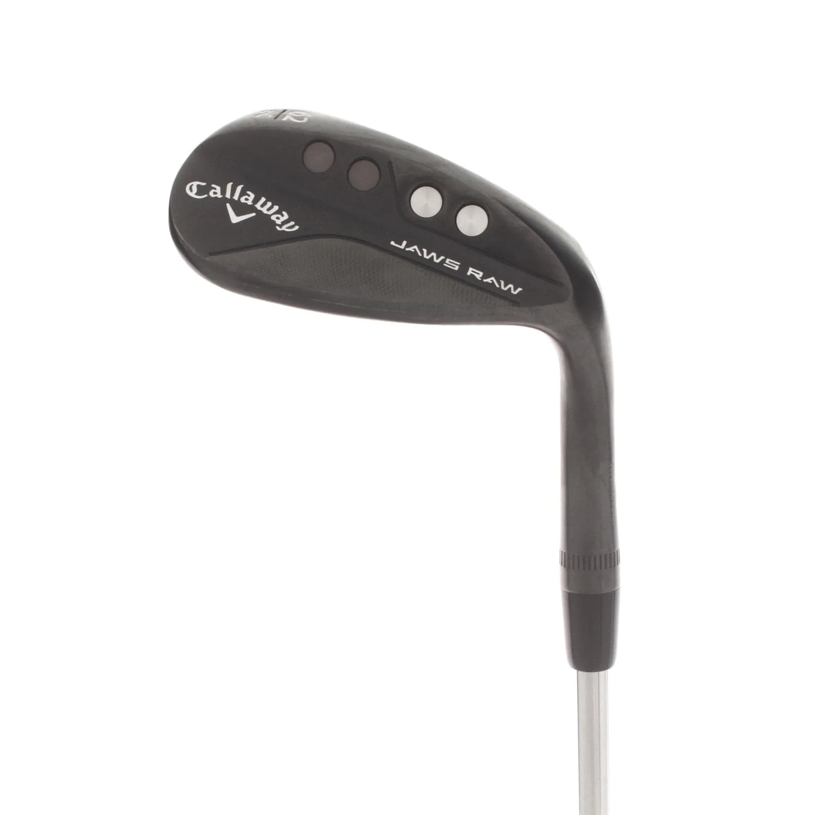 Callaway Jaws Raw Steel Mens Right Hand Lob Wedge 62* 8 Bounce C Grind Wedge - Dynamic Gold Spinner Tour Issue