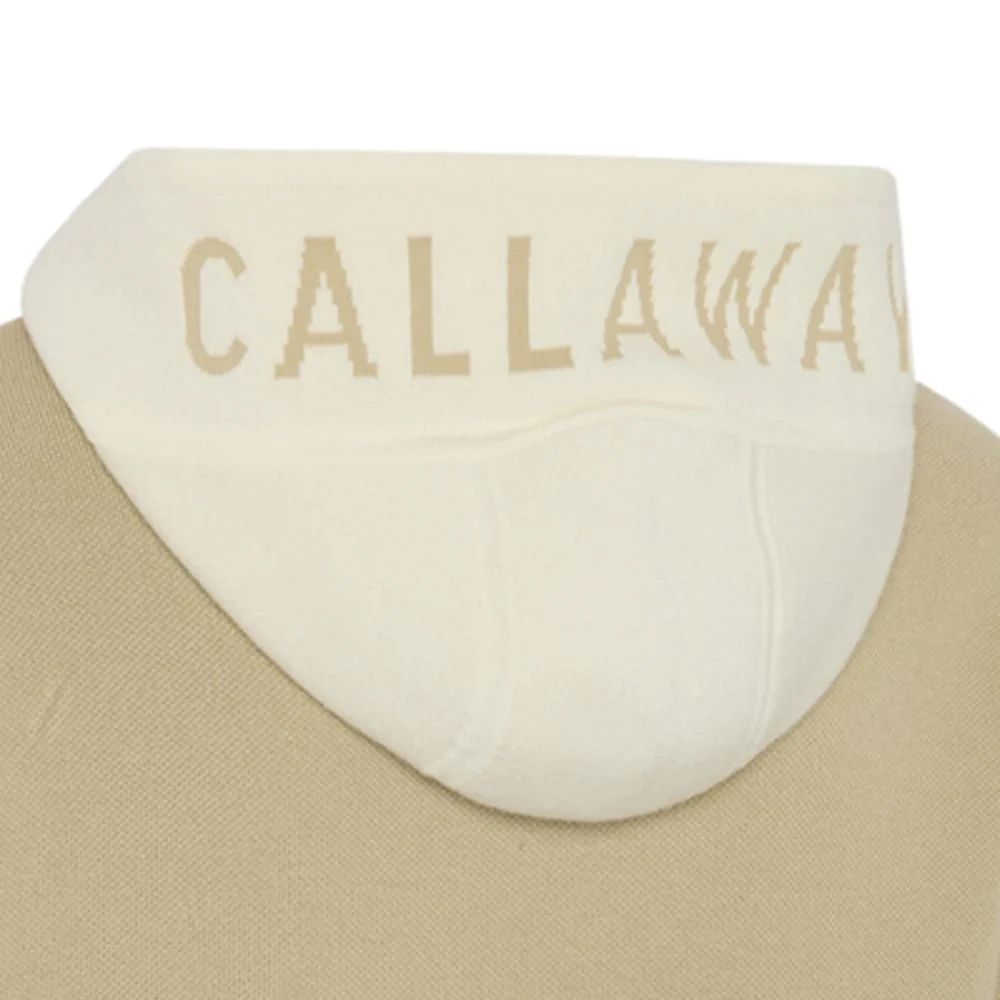 Callaway Legacy Collection Colour Block Logo Golf Hoodie - Fields of Rye - Image 4