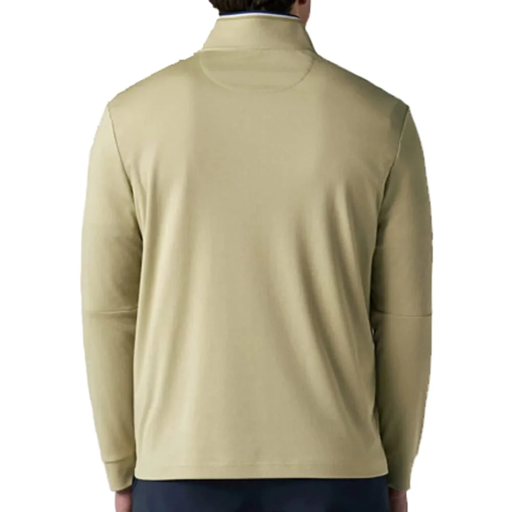Callaway Legacy Collection Quarter-Zip Ribbed Neck Midlayer - Fields of Rye - Image 5