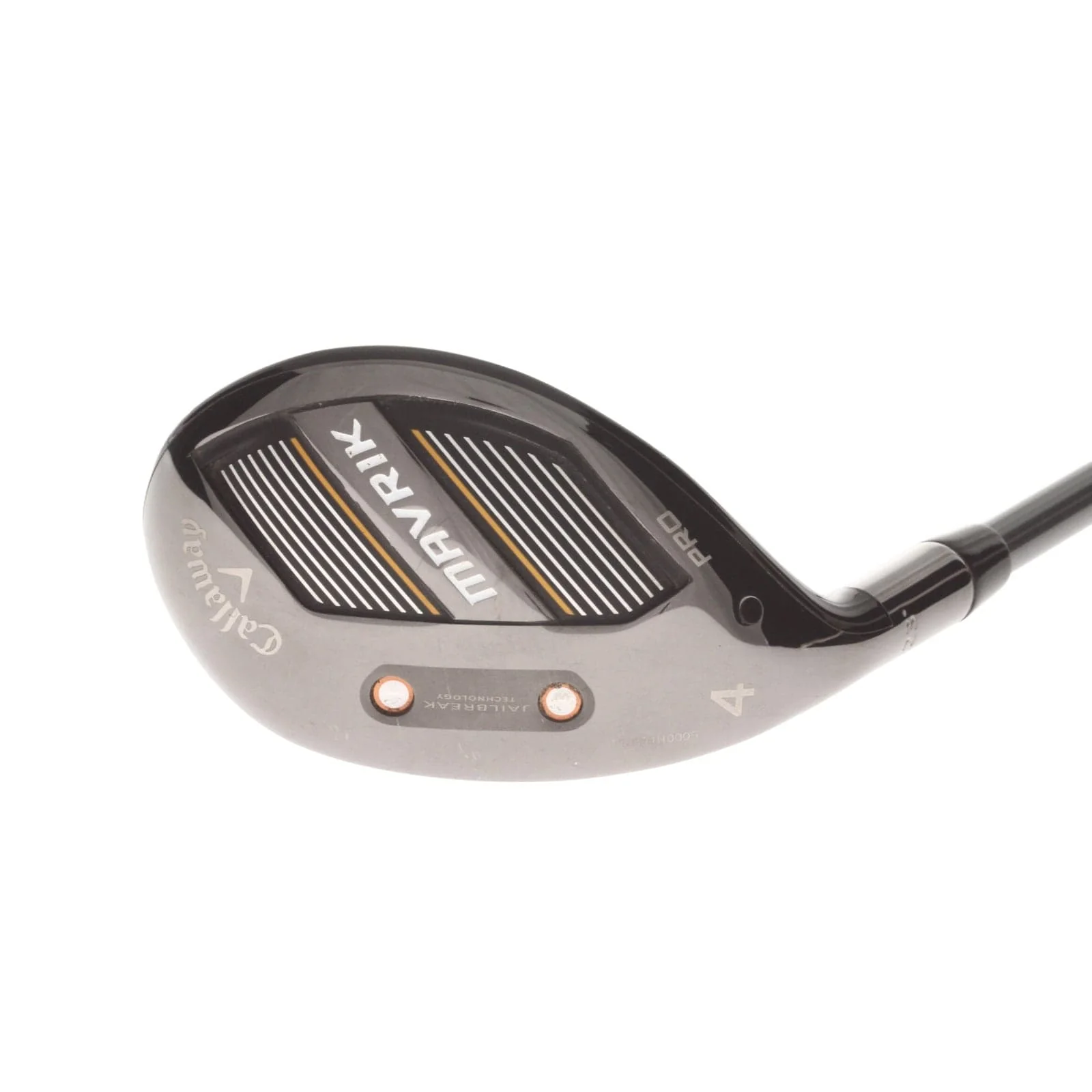 Callaway Mavrik Pro Graphite Mens Left Hand 4 Hybrid 23* Stiff - HZRDUS White 75 - Image 2