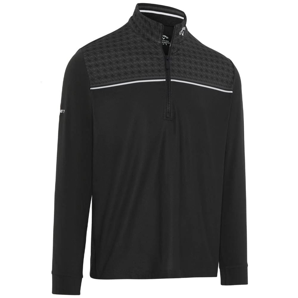 Callaway Odyssey Printed Block Pullover - Caviar
