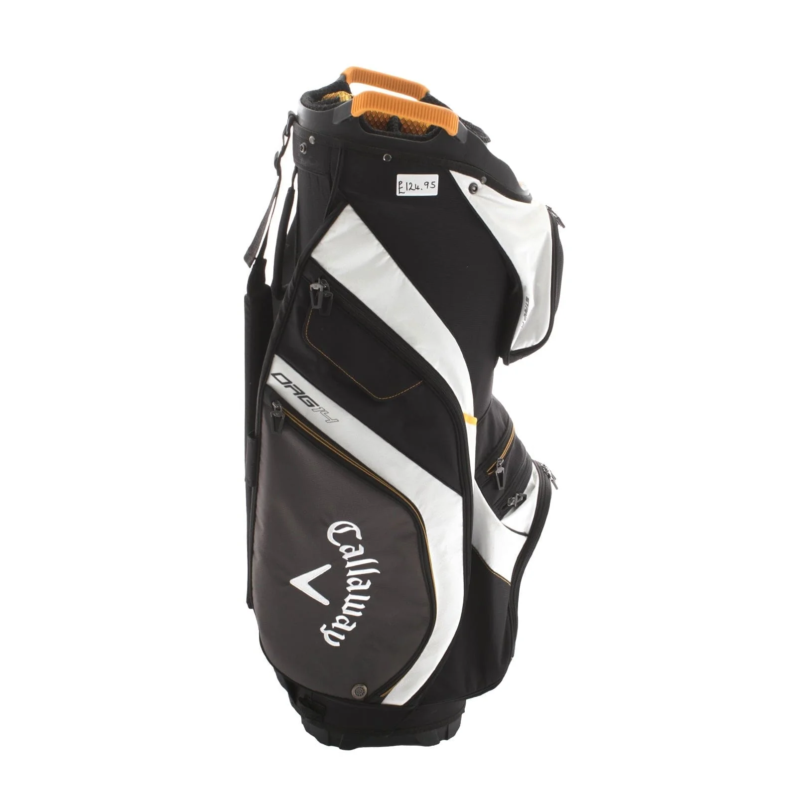 Callaway Org 14 Cart Bag - Black/White/Orange - Image 3