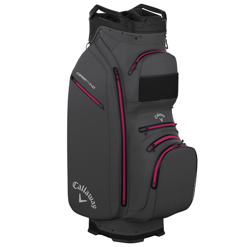 Callaway Org 14 HD Waterproof Cart Bag - Charcoal/Pink - Image 2