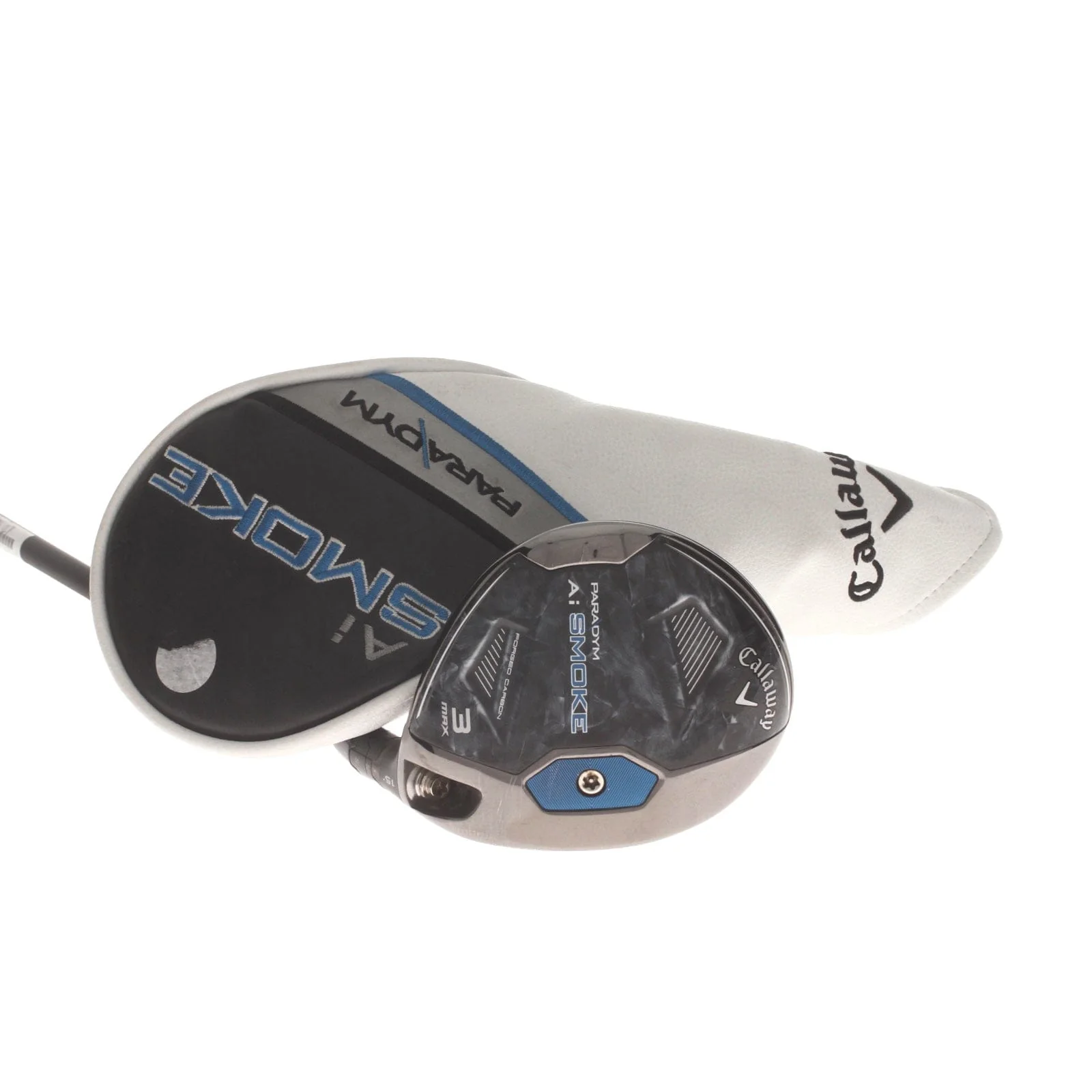 Callaway Paradym Ai Smoke Max Graphite Mens Right Hand Fairway 3 Wood 15* Regular - Mitsubishi Chemical Tensei AV Series Blue 65