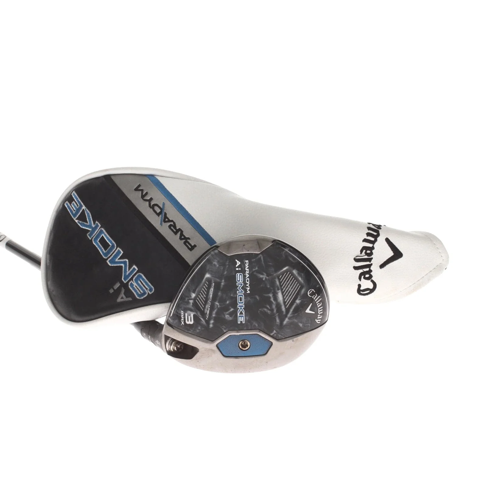 Callaway Paradym Ai Smoke Max Graphite Mens Right Hand Fairway 3 Wood 15* Regular - Project X Denali Blue 60g 5.5