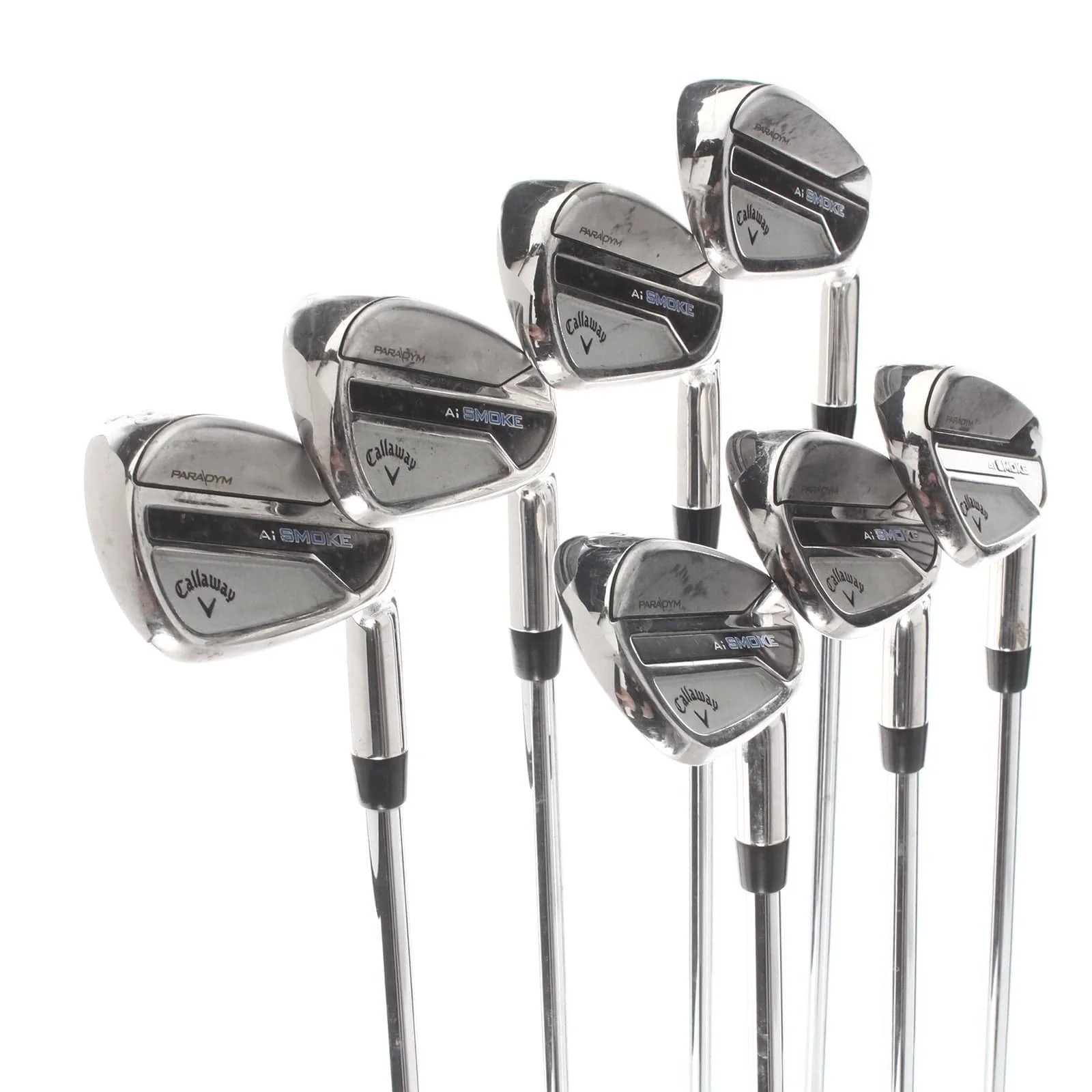 Callaway Paradym Ai Smoke Steel Mens Right Hand Irons 5-AW Stiff - Nippon N.S Pro Modus3 Tour 105 - Image 2