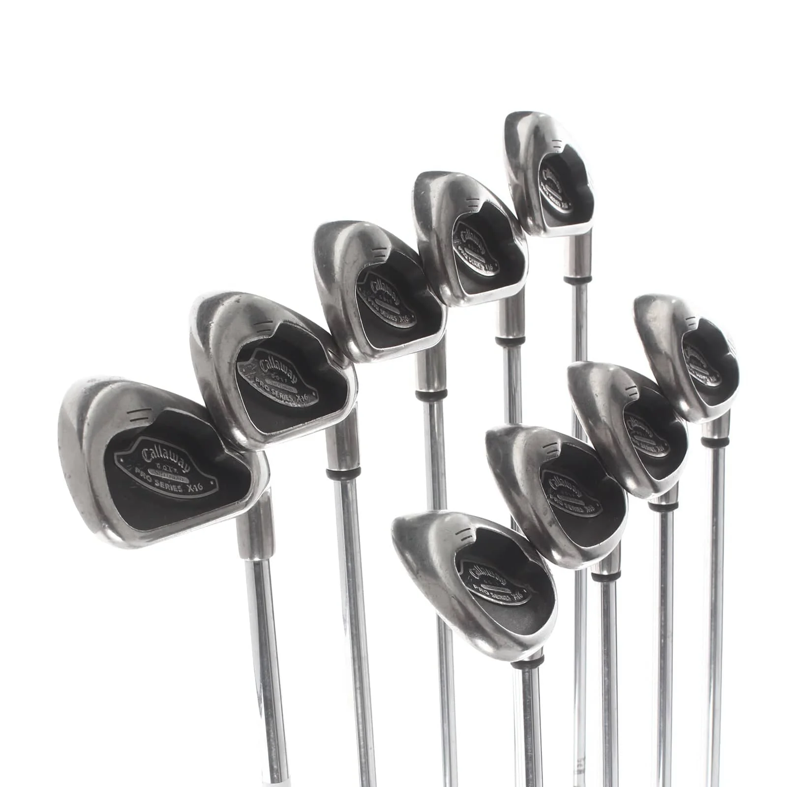 Callaway Pro Series X-16 Steel Mens Right Hand Irons 3-SW Regular - Callaway X-16 - Image 2