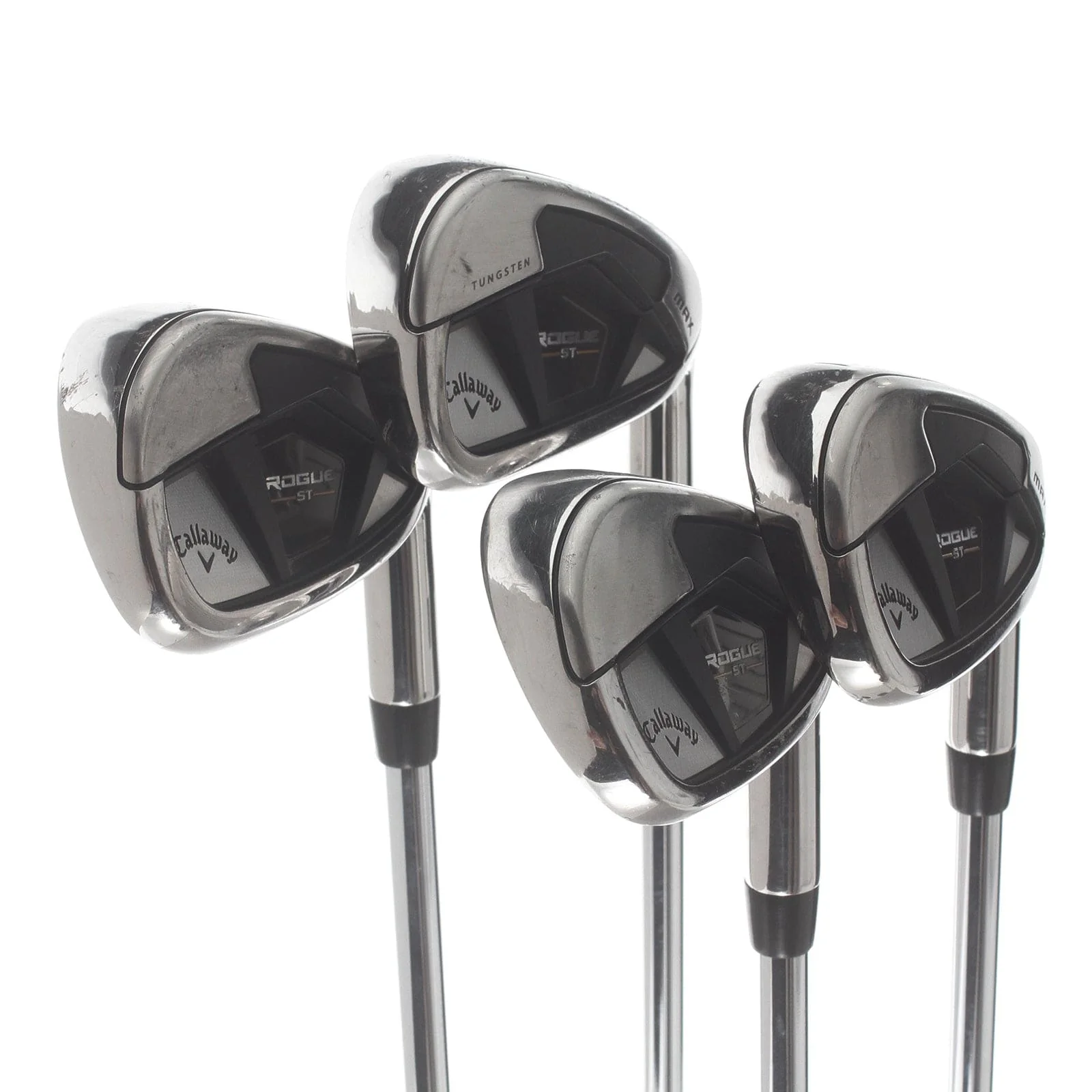 Callaway Rogue ST Max Steel Mens Right Hand Irons 7-PW Regular - Elevate MPH 95 - Image 2