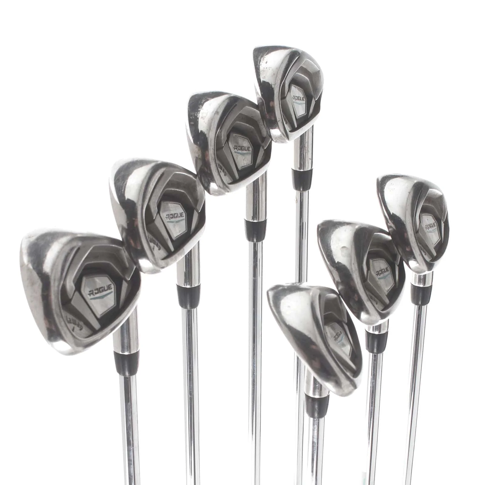 Callaway Rogue Steel Mens Right Hand Irons 5-AW Stiff - True Temper XP 95 R300 - Image 2