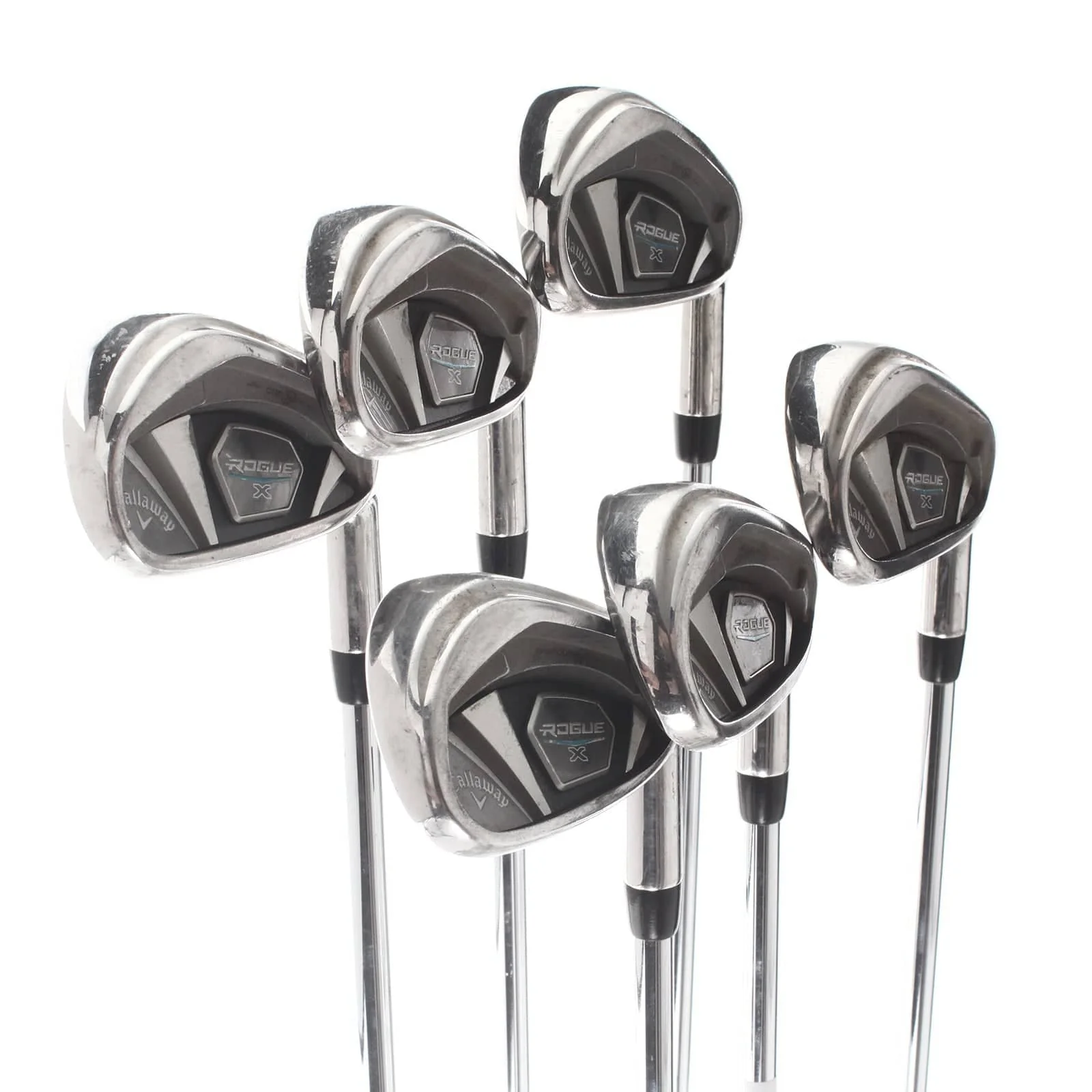 Callaway Rogue X Steel Mens Right Hand Irons 4-9 Stiff - True Temper XP 105 S300 - Image 2