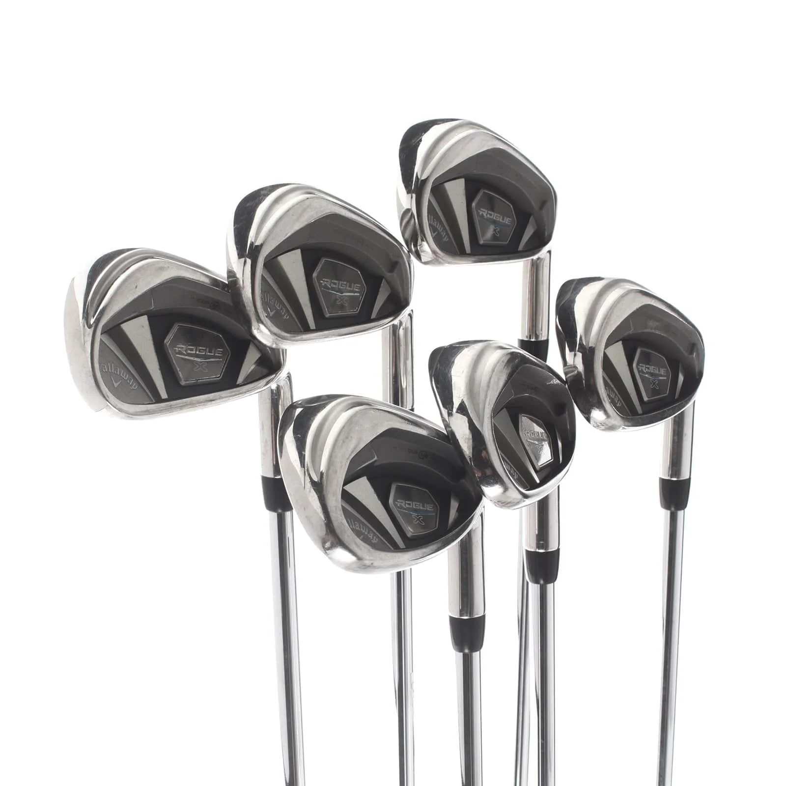 Callaway Rogue X Steel Mens Right Hand Irons 5-PW Regular - KBS Max 90 - Image 2
