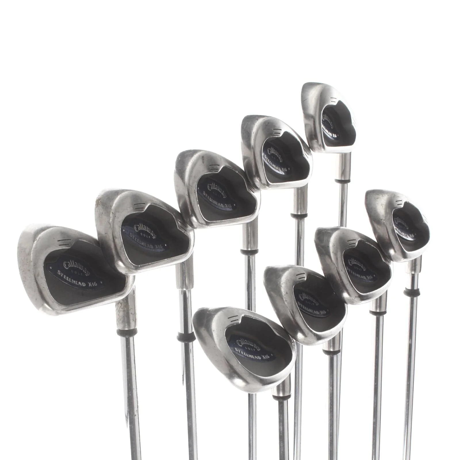 Callaway Steelhead X-16 Steel Mens Right Hand Irons 3-SW Regular - Dynalite 85 - Image 2
