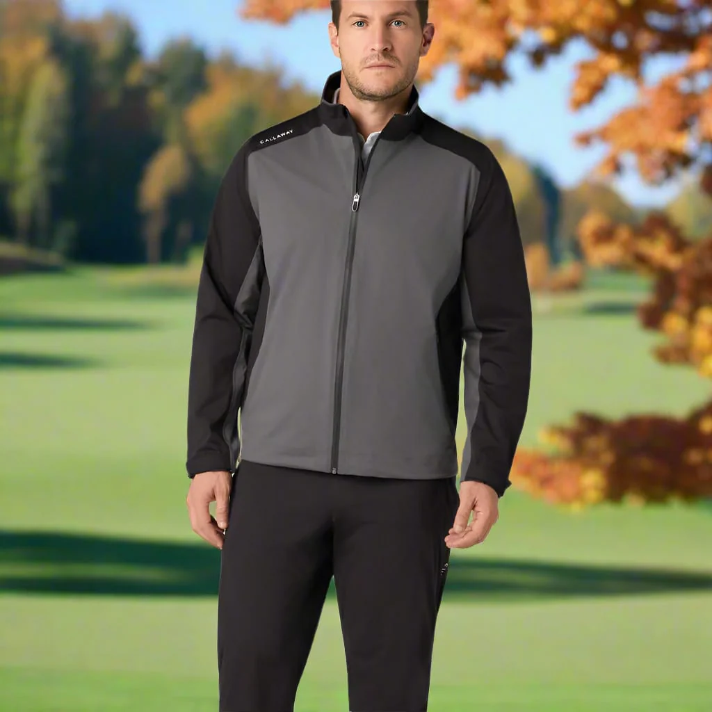 Callaway Stormlite III Waterproof Suit - Caviar - Image 9