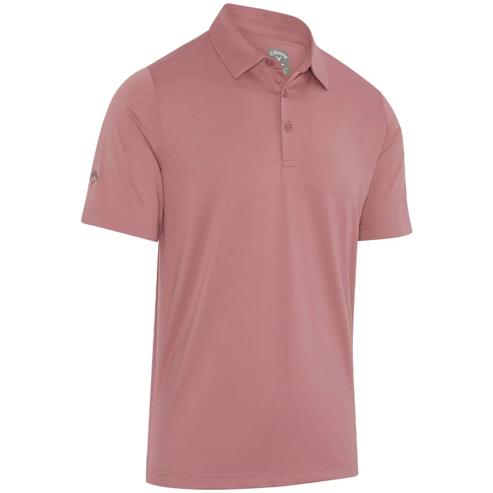 Callaway Swingtech Solid Polo Shirt - Mesa Rose