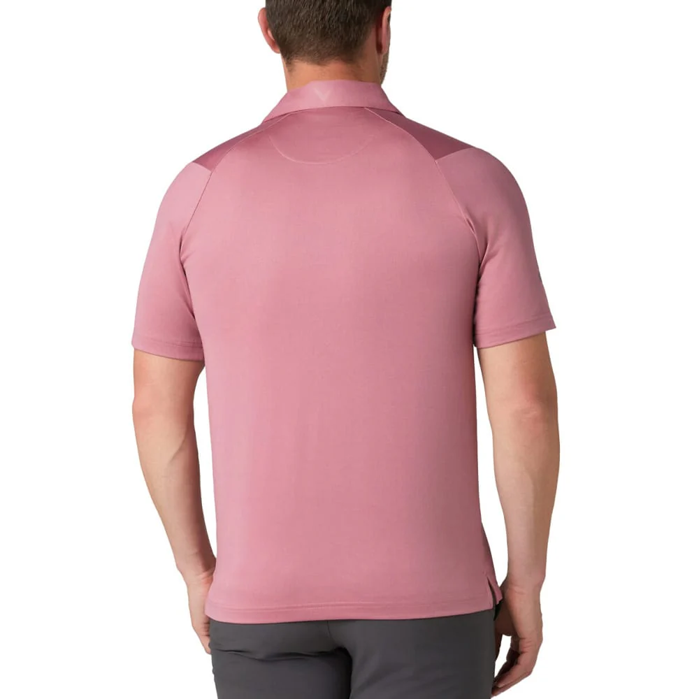 Callaway Swingtech Solid Polo Shirt - Mesa Rose - Image 4