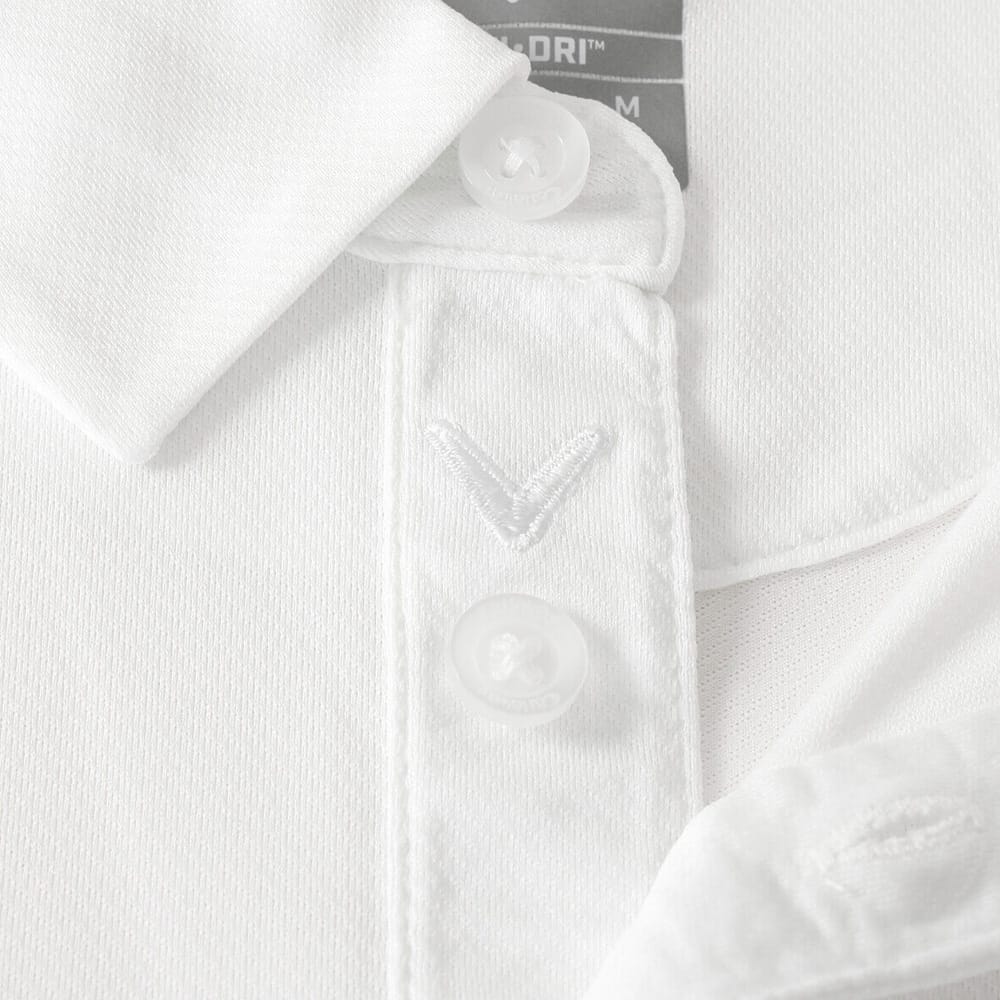 Callaway Swingtech Solid Polo Shirt- White - Image 4