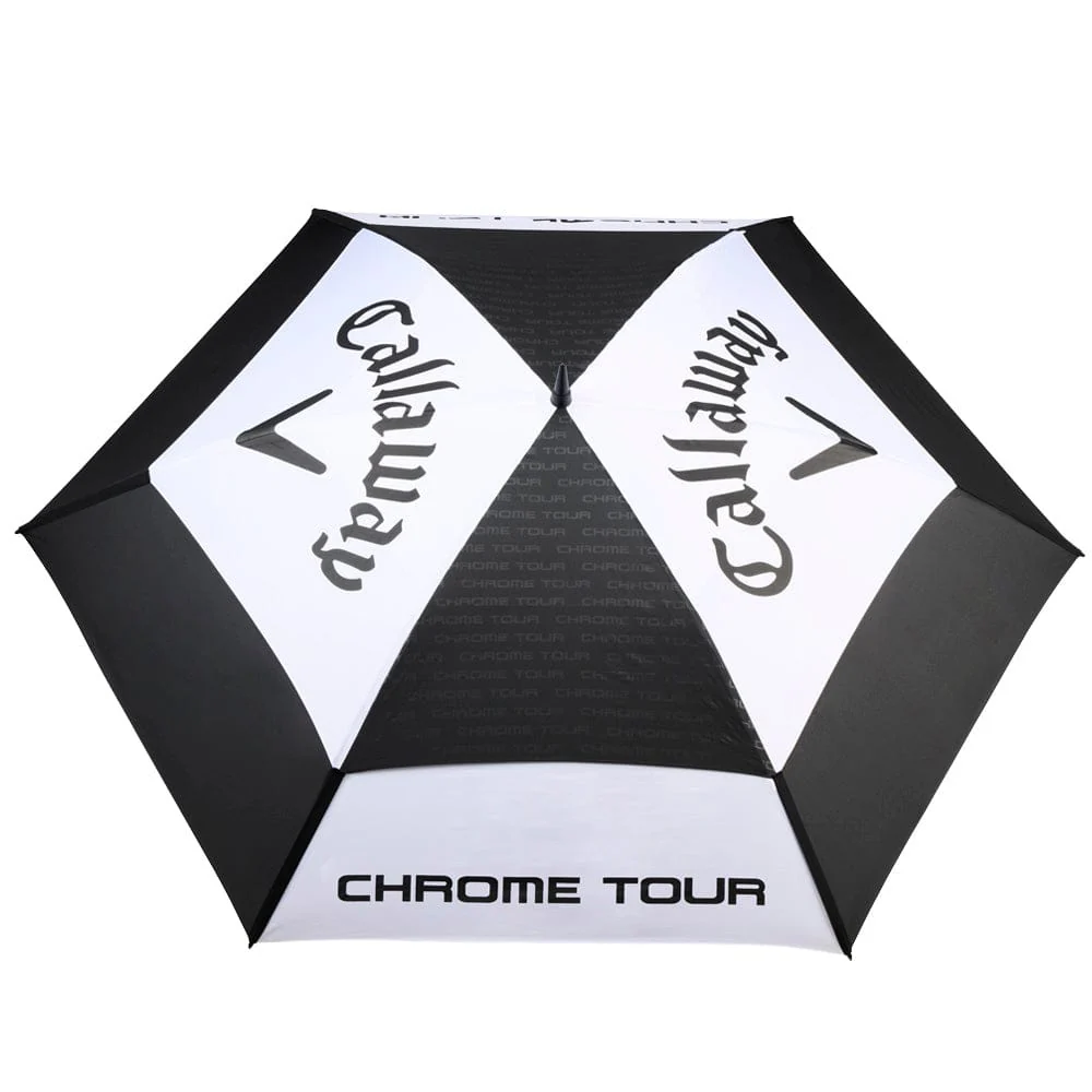Callaway Tour Authentic 68" Double Canopy Umbrella - Black - Image 3