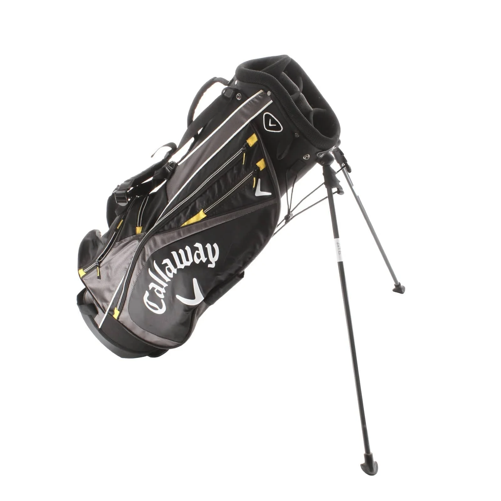 Callaway Warbird Stand Bag - Black/White/Yellow