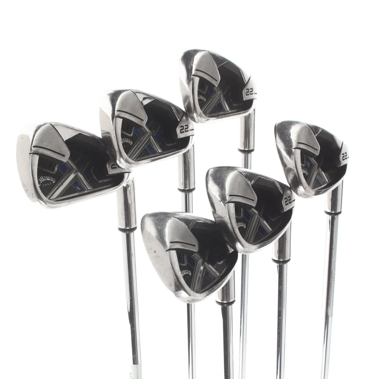 Callaway X-22 Steel Mens Right Hand Irons 5-PW Uniflex - Callaway - Image 2