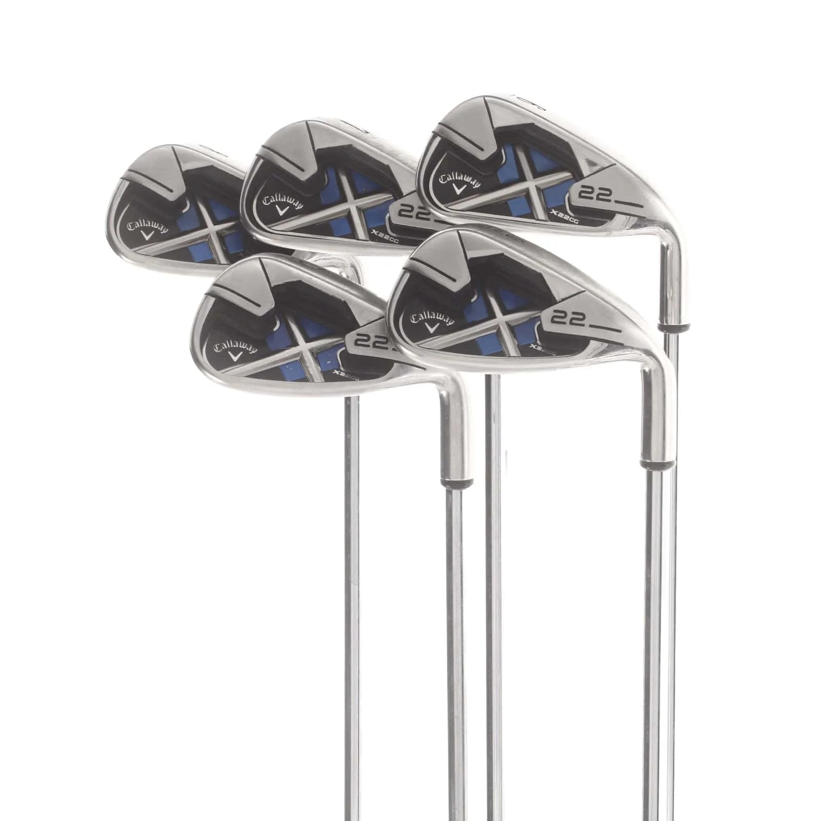 Callaway X-22 Steel Mens Right Hand Irons 6-PW Uniflex - Callaway