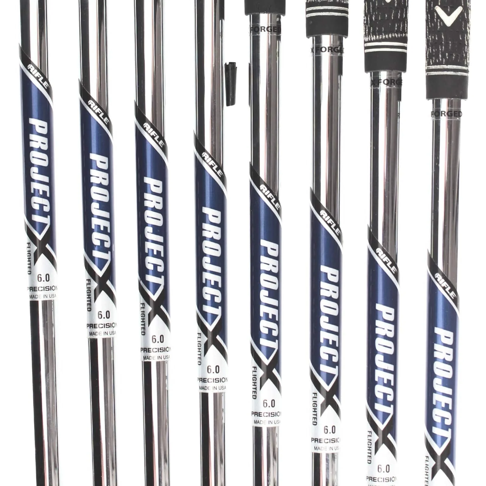 Callaway X-Forged Steel Mens Right Hand Irons 3-PW Stiff - Rifle Project X 6.0 - Image 6