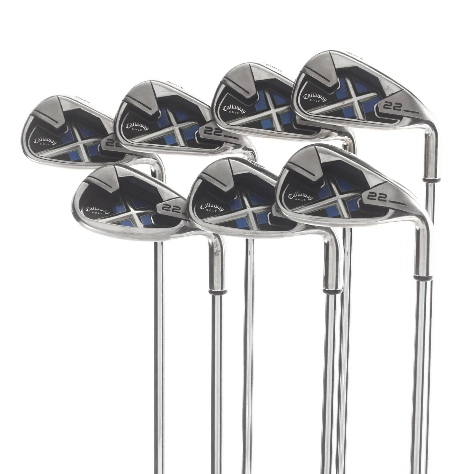 Callaway X22 Steel Mens Right Hand Irons 5-SW Regular - NS Pro 950GH