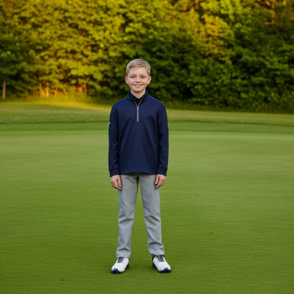 Callaway Youth Hex Fleece 1/4 Zip Pullover - Peacoat - Image 5