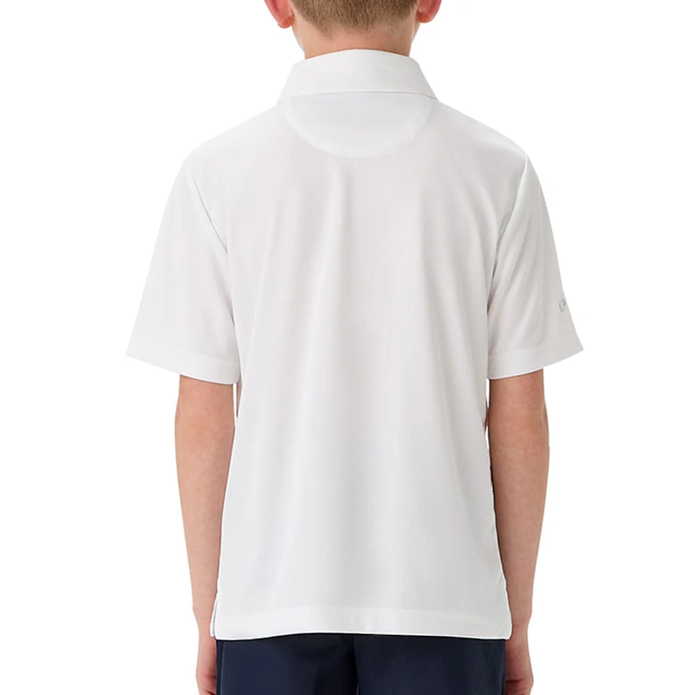 Callaway Youth Solid Polo Shirt - Bright White - Image 4