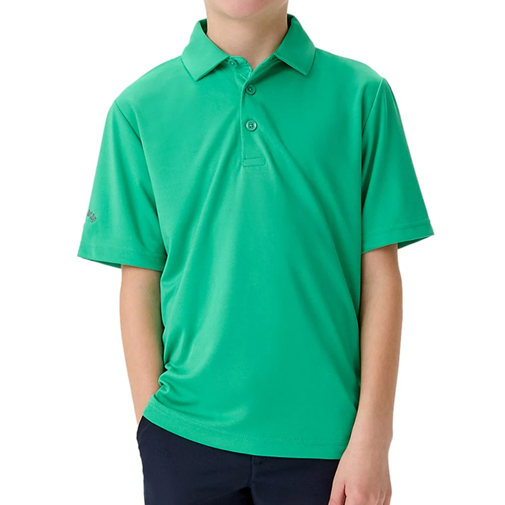 Callaway Youth Solid Polo Shirt - Holly Green - Image 3