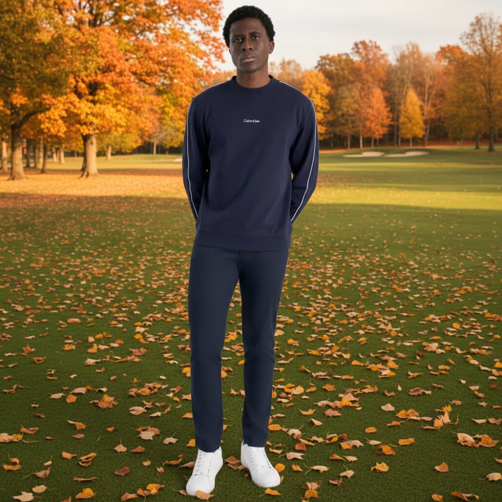 Calvin Klein Atmos Oversized Sweater - Navy - Image 4