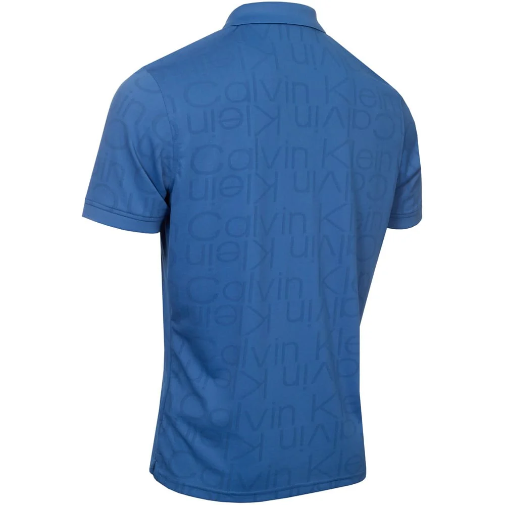 Calvin Klein Avondale Polo Shirt - Blue Hibiscus - Image 2