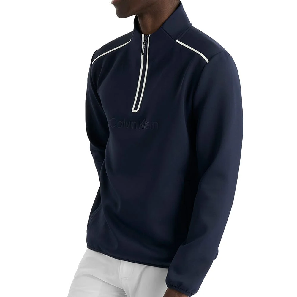 Calvin Klein Brookhill Technical Half Zip - Navy - Image 4