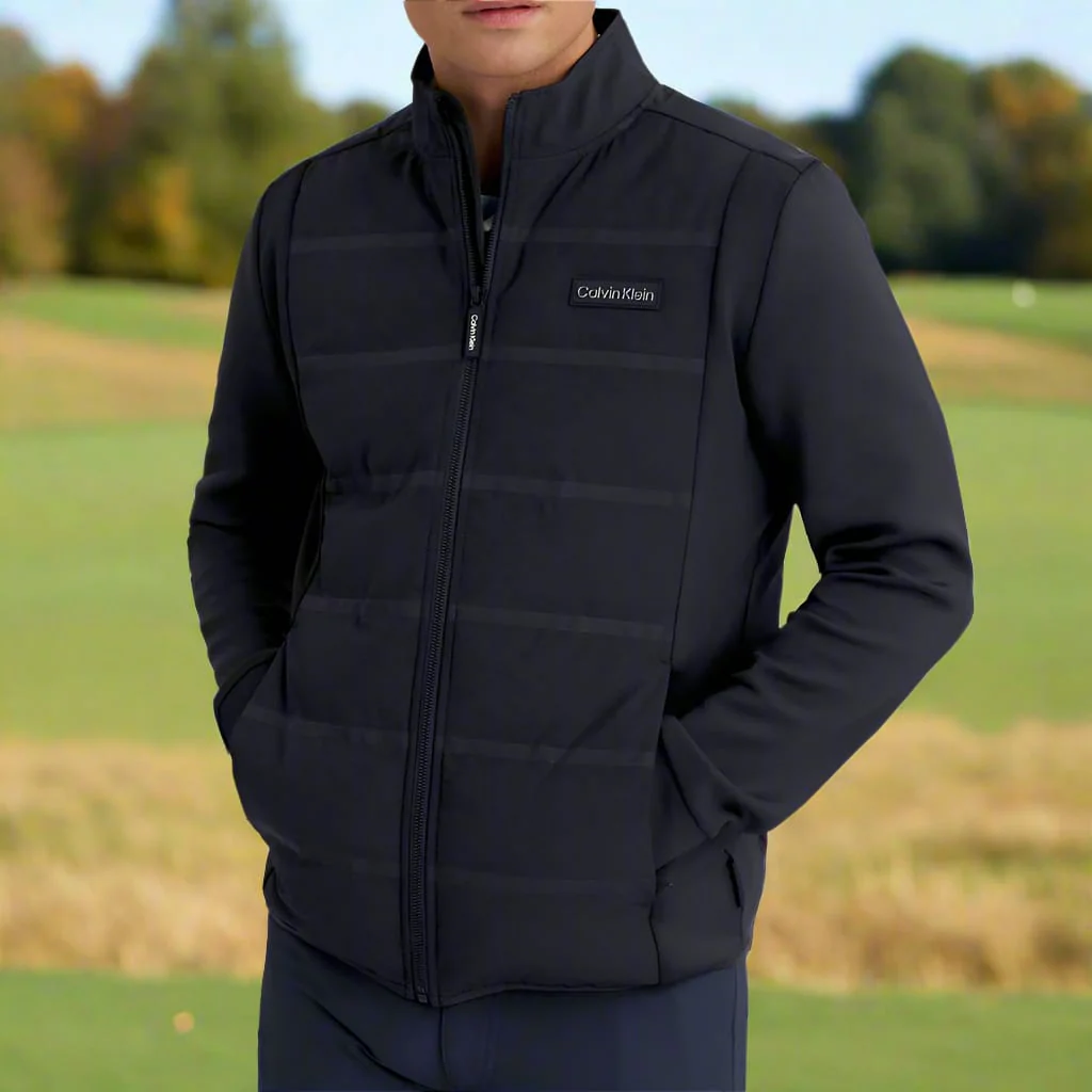 Calvin Klein Houston Hybrid Full Zip Jacket - Navy - Image 6