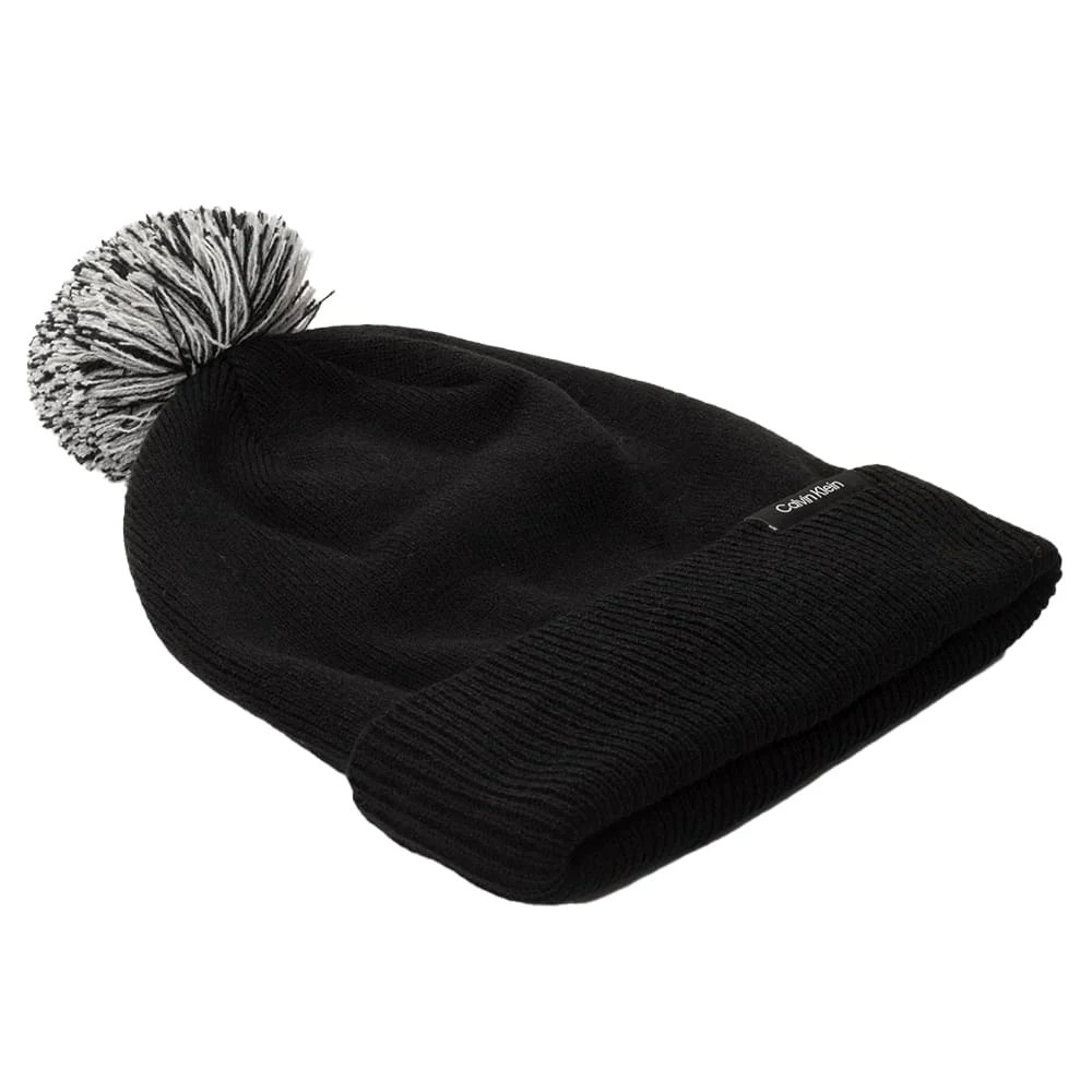 Calvin Klein Linden Bobble Beanie - Black - Image 4