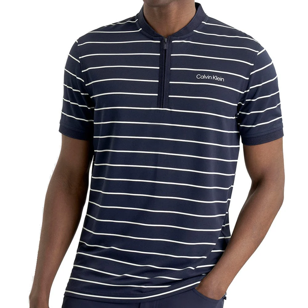 Calvin Klein Longacre Polo Shirt - Navy - Image 4