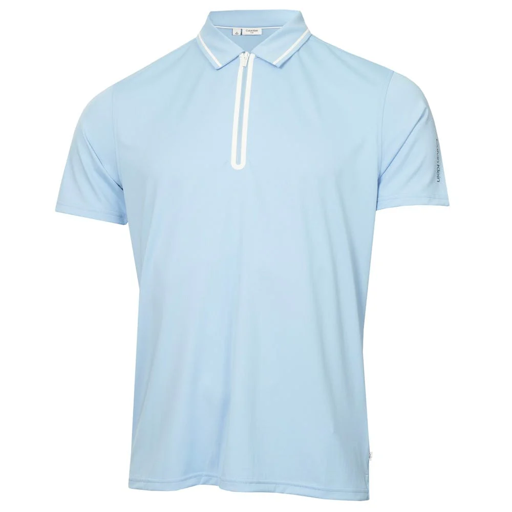 Calvin Klein Longstone Polo Shirt - Bluebell - Image 3