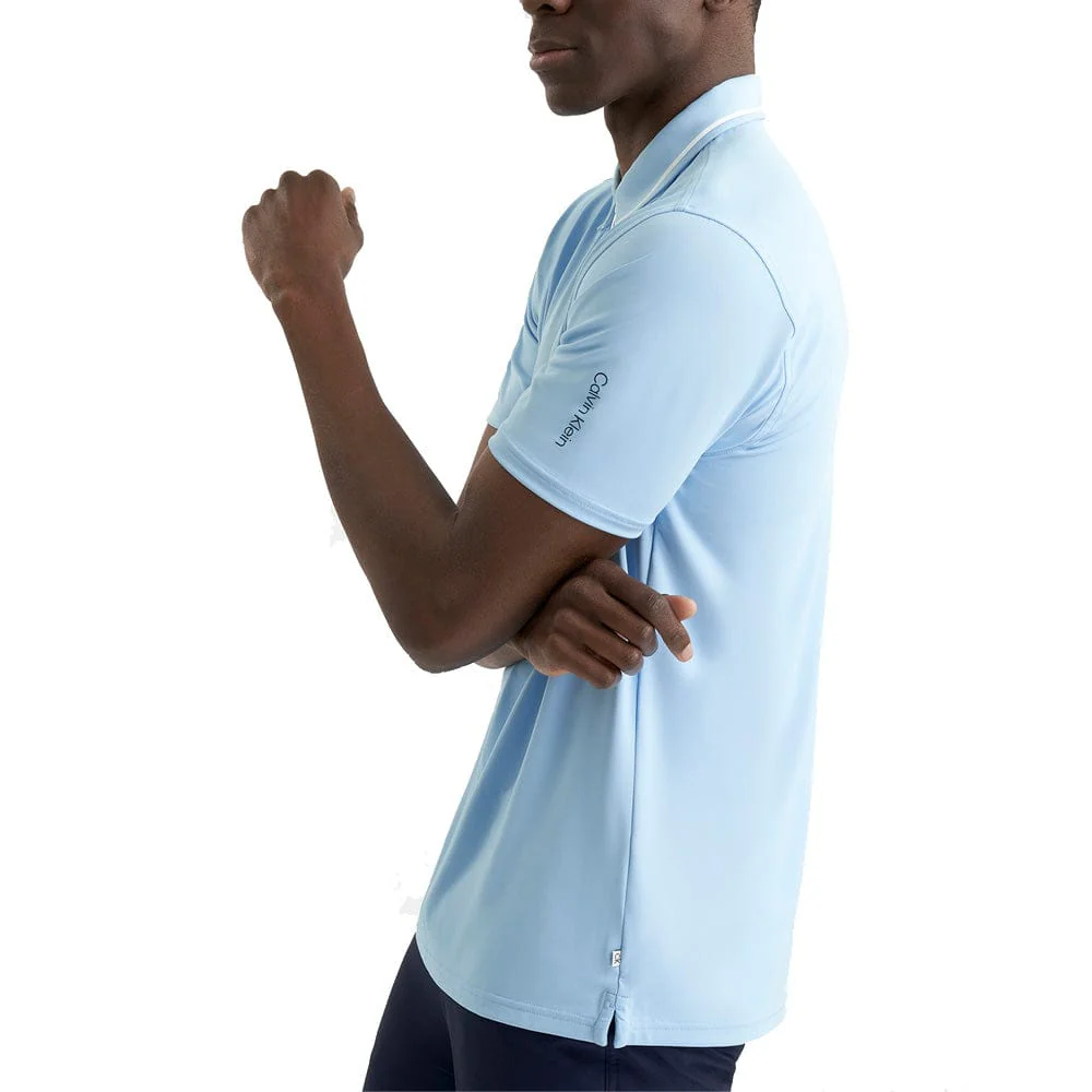 Calvin Klein Longstone Polo Shirt - Bluebell - Image 6