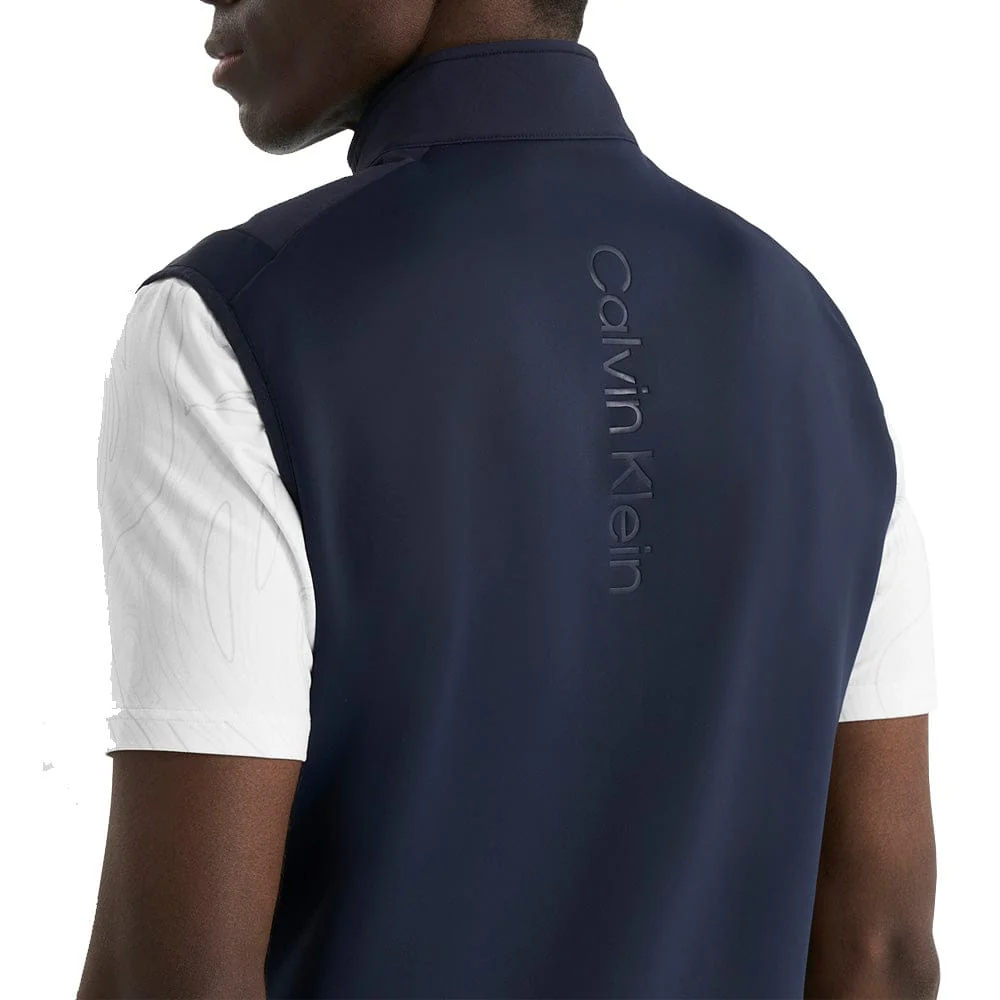 Calvin Klein Manning Full Zip Gilet - Navy - Image 4