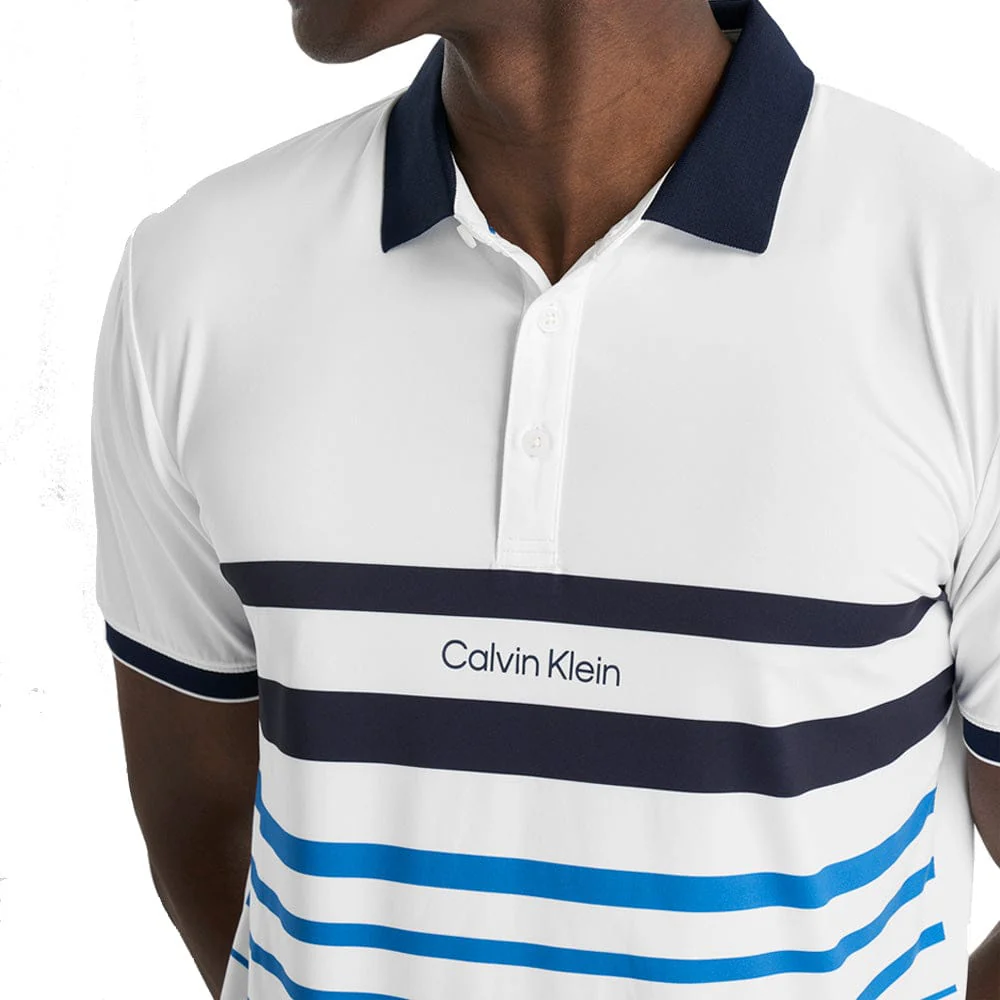 Calvin Klein Newberry Polo Shirt- White - Image 4