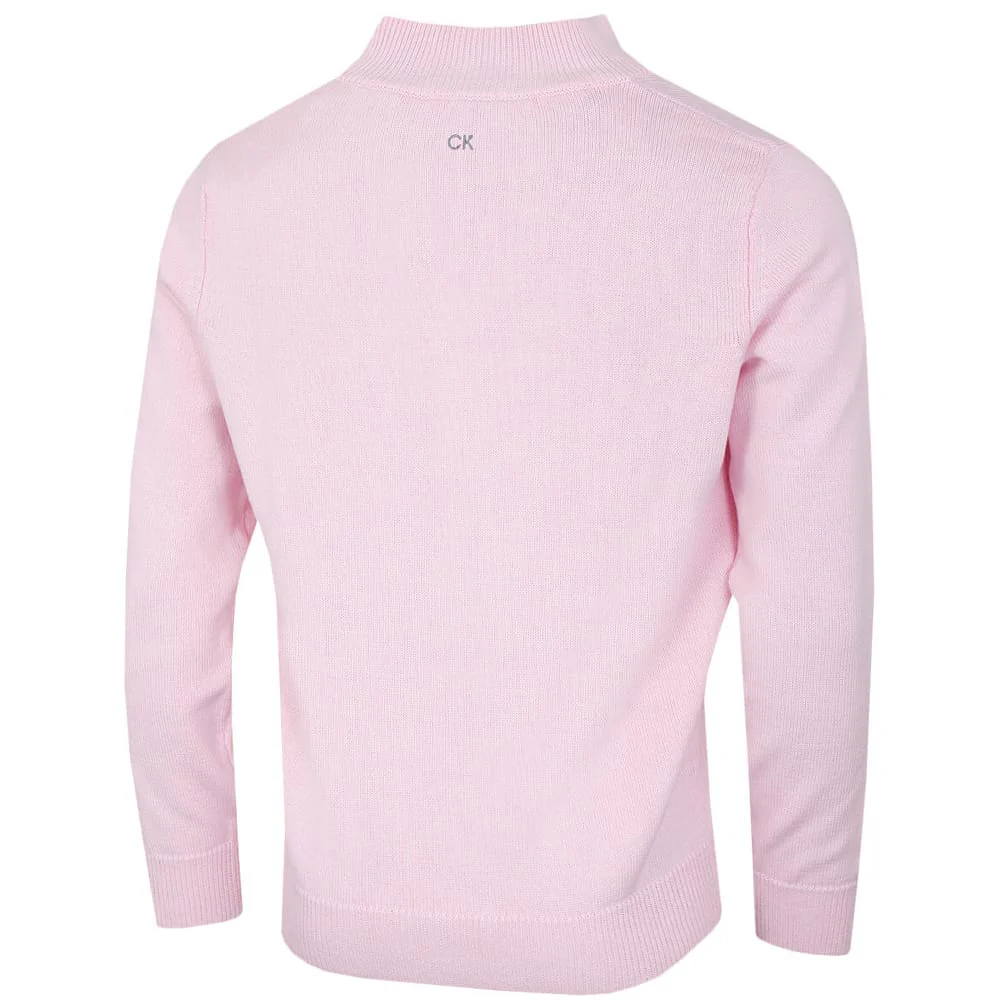 Calvin Klein Newport Half-Zip Sweater - Pink - Image 2