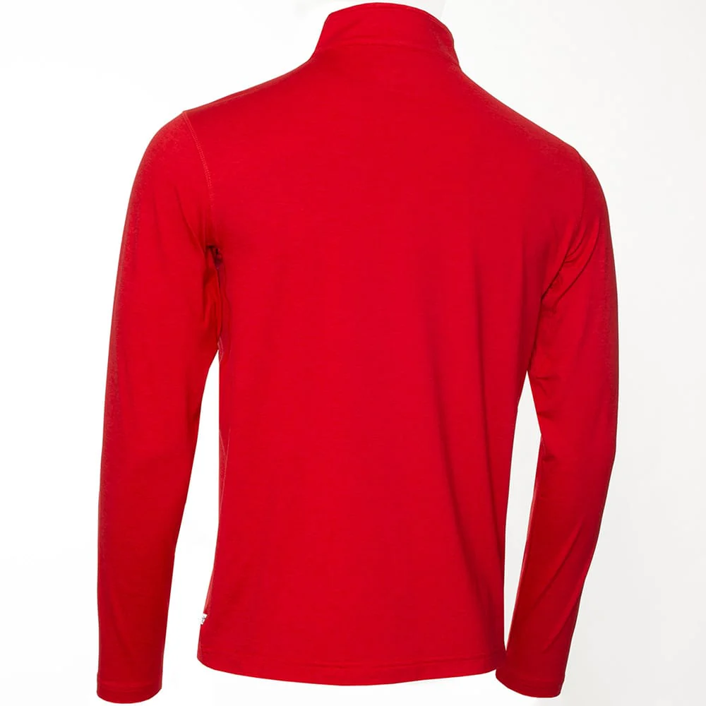Calvin Klein Newport Half-Zip Sweater - Powdered Red Marl - Image 2