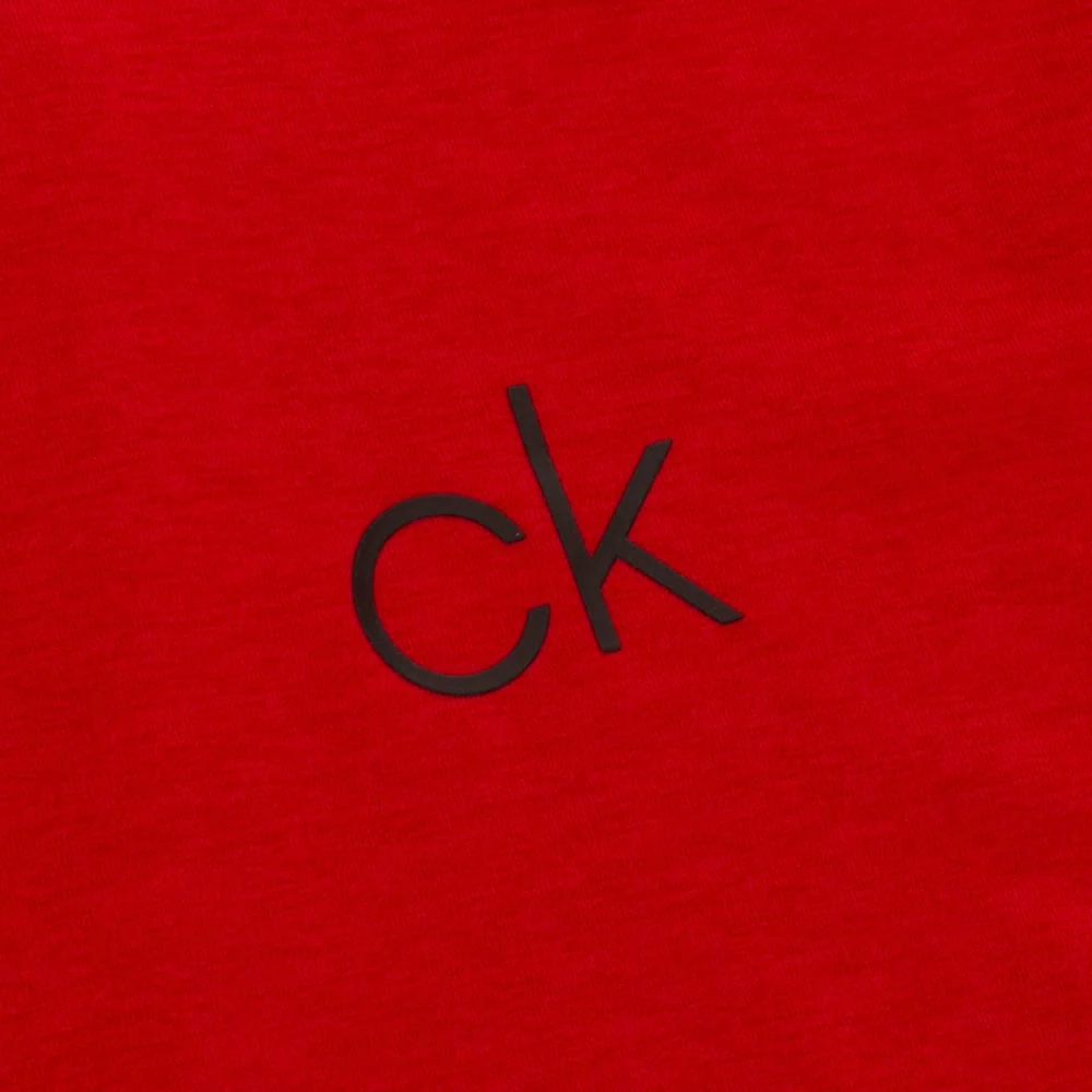 Calvin Klein Newport Half-Zip Sweater - Powdered Red Marl - Image 8