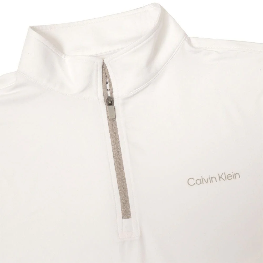Calvin Klein Newport Half Zip Pullover - White - Image 3