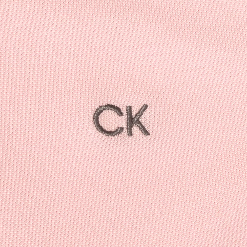 Calvin Klein Planet Polo Shirt - Baby Pink - Image 4