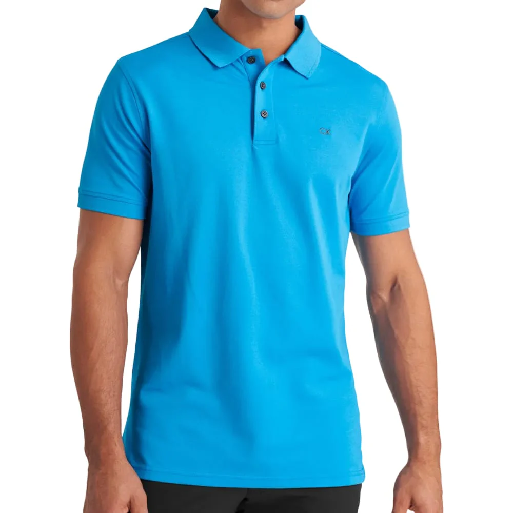 Calvin Klein Planet Polo Shirt - Blue - Image 3