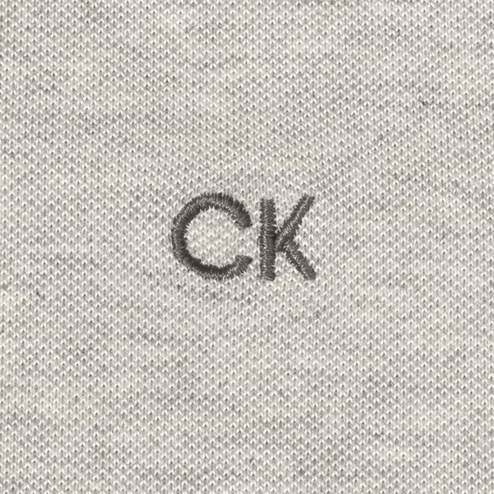 Calvin Klein Planet Polo Shirt - Silver Marl - Image 5